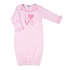 Magnificent Baby Love Applique Ruffle Lap Gown