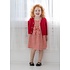Best of Chums Red Paisley Woven Plaid Dress