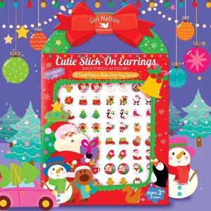 Girl Nation Cutie Stick-On Earrings | Holly Jolly