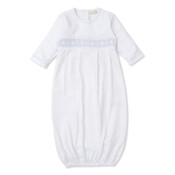 Kissy Kissy White Sack w/ Light Blue Hand Smock