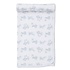 Kissy Kissy Gingham Jungle Lt Blue Print Blanket