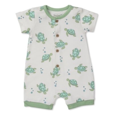 Kissy Kissy Playful Turtles Print Short Playsuit