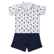 Kissy Kissy Summer Regatta Bermuda Set