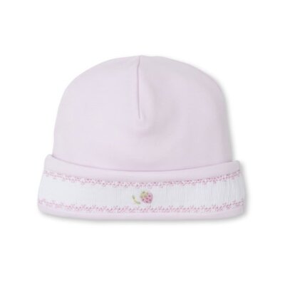 Kissy Kissy Summer Medley Pink Hat w/Hand Smoked Strawberry