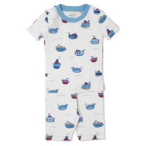 Kissy Kissy Ocean Traffic Short PJ Set