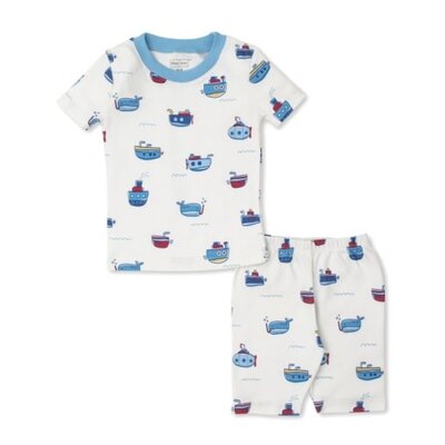 Kissy Kissy Ocean Traffic Short PJ Set