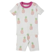 Kissy Kissy Fancy Pineapples Print Short PJ Snug Set