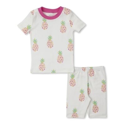 Kissy Kissy Fancy Pineapples Print Short PJ Snug Set