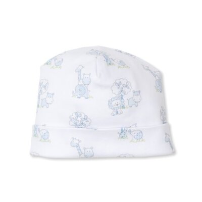 Kissy Kissy Gingham Jungle Lt Blue Print Hat