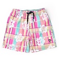 Shade Critters Boys Trunks Hibiscus Plaid