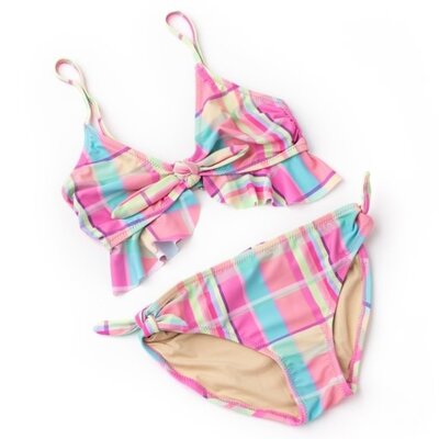 Shade Critters ruffle bikini - summer plaid