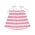 The Beaufort Bonnet Company Hamton's Hot Pink Stripe/Worth Ave. White Lainey's Little Top - Broadcloth