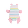 The Beaufort Bonnet Company Wellington Wiggle Stripe/Pier Party Pink Sisi Sunsuit - Broadcloth