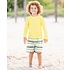 RuffleButts Banana Long Sleeve Logo Rash Guard