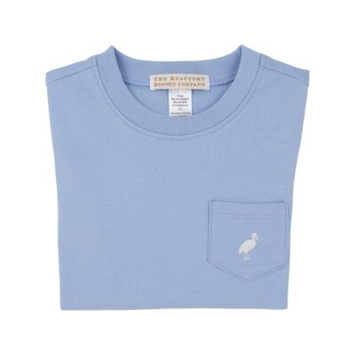 The Beaufort Bonnet Company Beale Street Blue/Worth Avenue White Carter Crewneck Tee