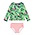 RuffleButts Flamingo Frenzy Ruffle Hem Rash Guard 2-Piece