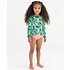 RuffleButts Flamingo Frenzy Ruffle Hem Rash Guard 2-Piece