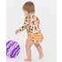 RuffleButts Orange You The Sweetest Long Sleeve One Piece Rash Guard