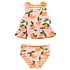 RuffleButts Orange You The Sweetest Reversible Peplum Tankini