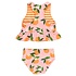 RuffleButts Orange You The Sweetest Reversible Peplum Tankini