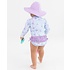 Ruffle Butts Fairytale Garden Long Sleeve One Piece Rash Guard