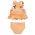 RuffleButts Orange You The Sweetest Reversible Peplum Tankini