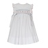 Petit Bebe White Poplin Eloise Sleeveless Dress w/Side Bows