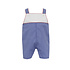 Petit Bebe Royal Blue Gingham Jon Jon w/Red Trim