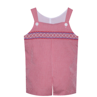 Remember Nguyen Red Percy Smocked Shortall
