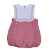 Baby Sen Red Gingham Nicky Girl Bubble