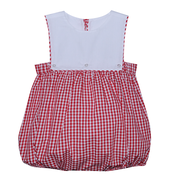 Baby Sen Red Gingham Nicky Boy Bubble
