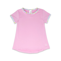 Set Fashions Bridget Basic Tee Cotton Candy Pink/Itsy Bitsy Floral