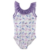 J Bailey Pastel Turtles Spandex Swimsuit