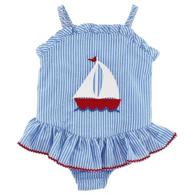 Bailey Boys Smooth Sailing 1-PC Swim w/ Ruffle