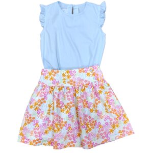 James & Lottie Penelope Skirt Set At Sea Floral