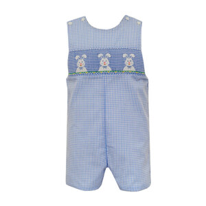 Anavini Bunny Blue Gingham Jon Jon