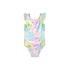 Flap Happy Hibiscus Blooms Lili Ruffles and Bow Swimsuit UPF50