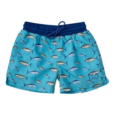 Prodoh Scuba Beach Party Tuna Print Boogie Board Swim Trunk