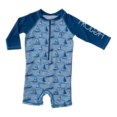 Prodoh Sailboat Stripe Lil Reef One Piece Rashguard