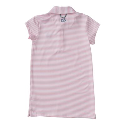 Prodoh Pinkesque Stripe Pro Performance Polo Dress