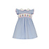 Petit Bebe Sailboat Blue Stripe Knit Sleeveless Dress