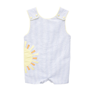 Zuccini Sun Ashton Lt Blue Seersucker Shortall