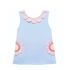 Zuccini Flower Lt Blue Knit Reagan Dress