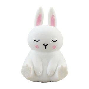 Mud Pie White Bunny Stretch Toy