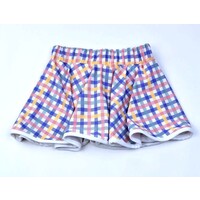 Multicolor Plaid Skort