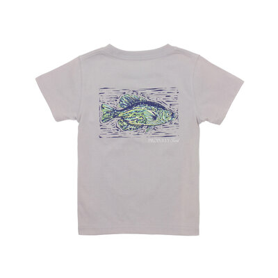 Properly Tied Ice Grey Crappie SS Tee