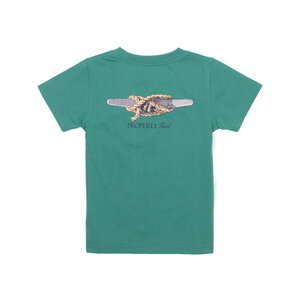 Properly Tied Teal Tied Off SS Tee