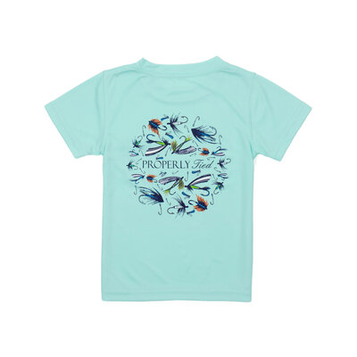 Properly Tied Seafoam Performance Ss Tee Stay Fly