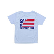 Properly Tied Lt. Blue Performance SS Tee Sport Flag