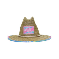 Properly Tied Floral Flamingo Cabo Straw Hat